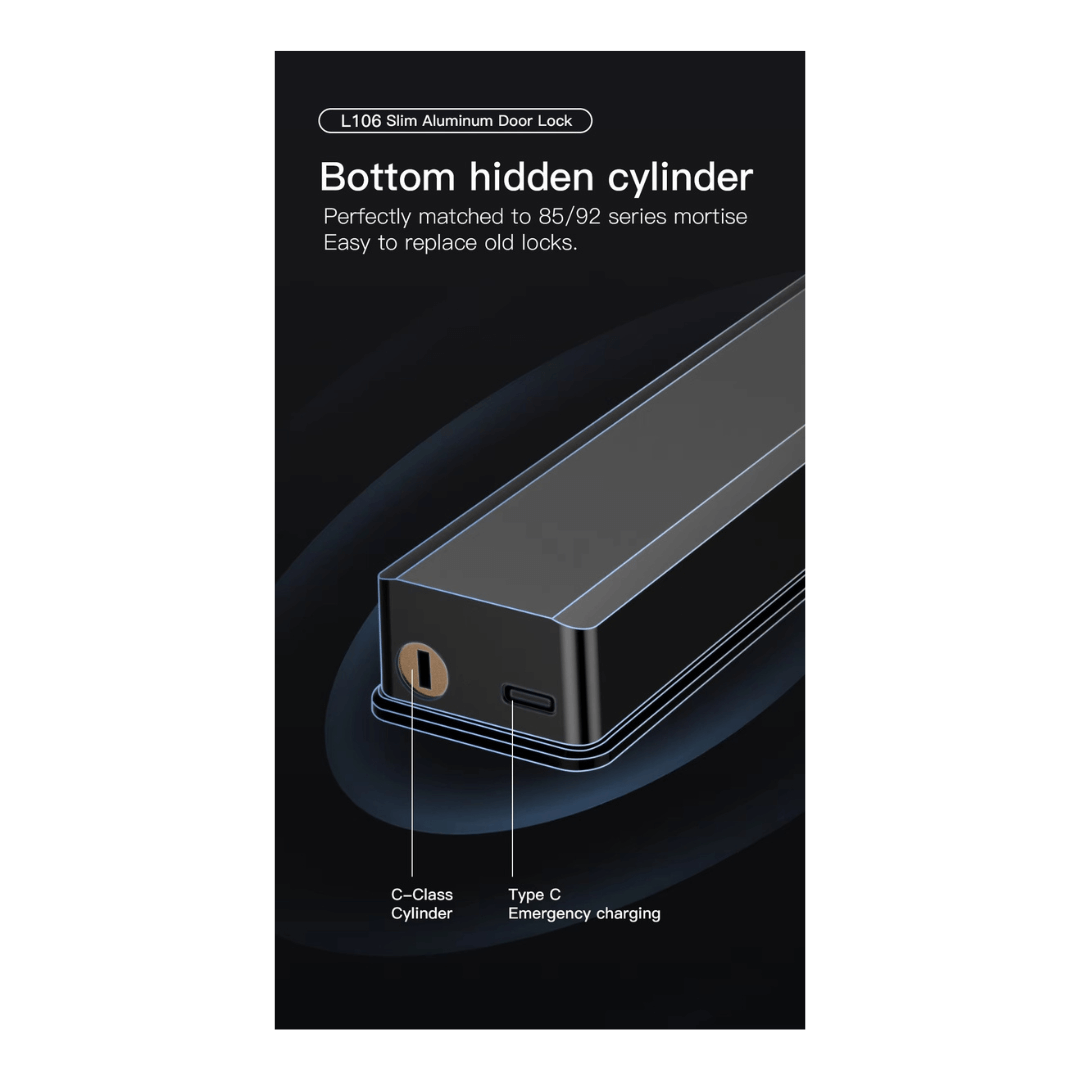 Bottom Hidden Emergency Cylinder
